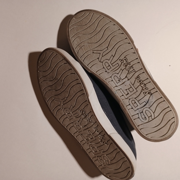 Sperry Navy Canvas Sneakers - Picture 9 of 9
